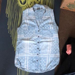 Soft Jean color tank / blouse
